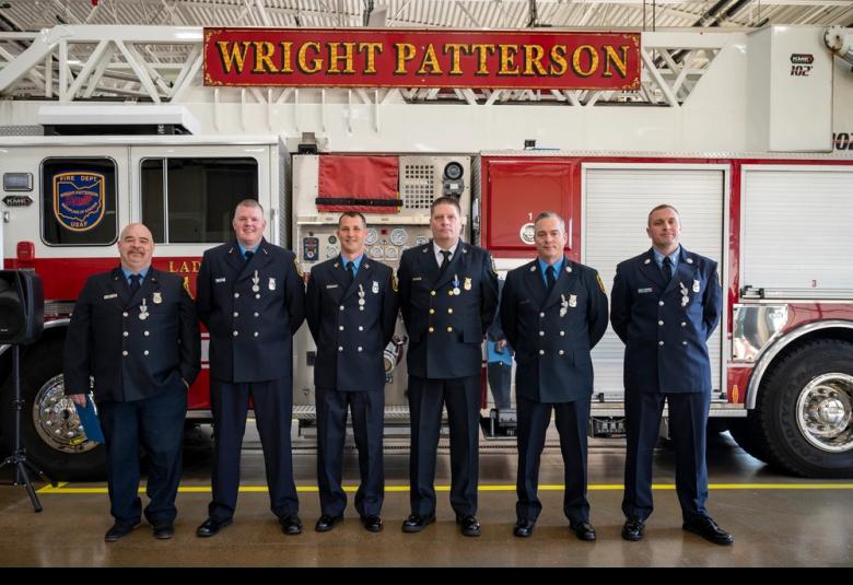 Wright-Patterson firefighters